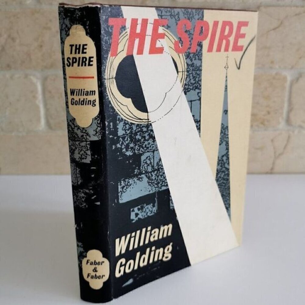 1964 The Spire by William Golding, British Novel Historical Fiction Vintage